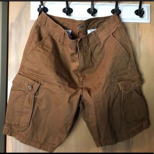 Old Navy Brown/Tan Cargo Shorts Sz 34